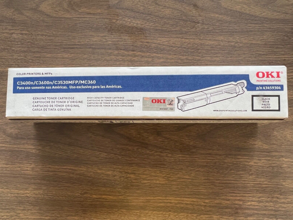 43459304 Black High Yield Toner
