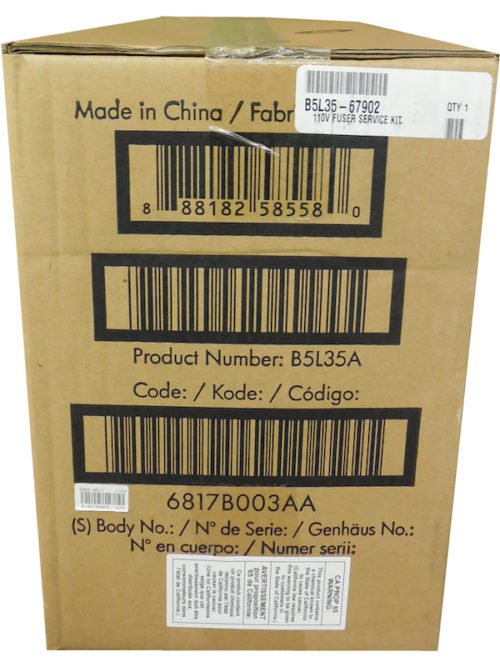 B5L35A (B5L35-67902) Fuser Unit