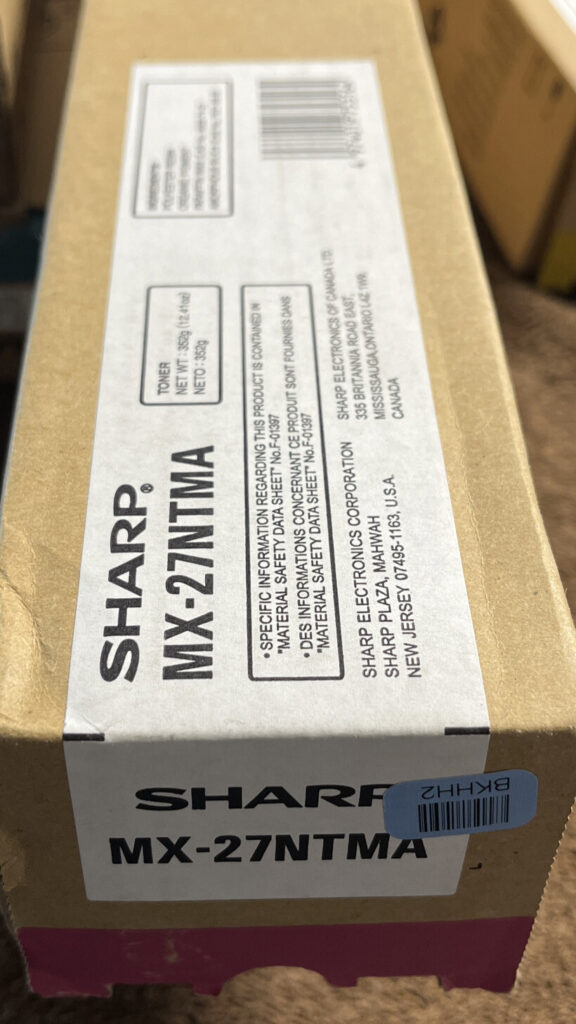 MX-27NTMA Magenta Toner