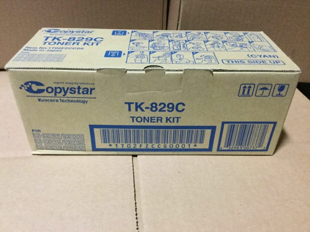 TK829C Cyan Toner