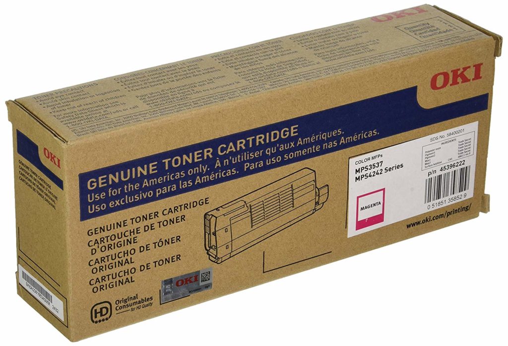 45396222 Magenta Toner Cartridge