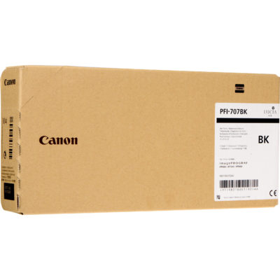 PFI707BK (9821B001) Black Pigment Ink Cartridge