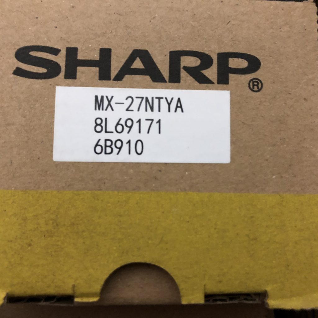 MX-27NTYA Yellow Toner