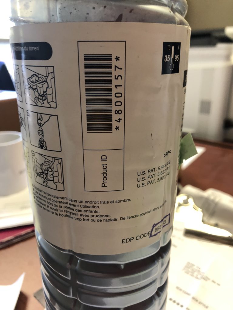 888188 Black Toner