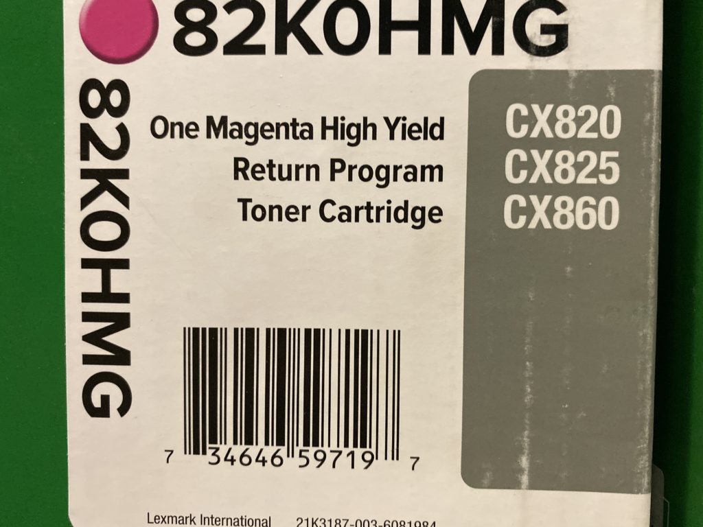 82K0HMG Magenta High-Yield Toner