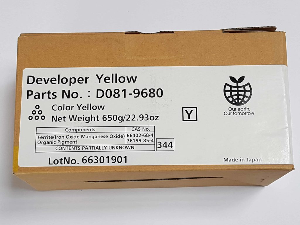 D0819680 Yellow Developer