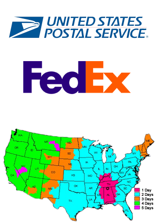 UPS, FedEx, USPS
