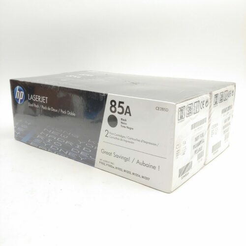 CE285D (85A) 2-Pack Black Toner Cartridge
