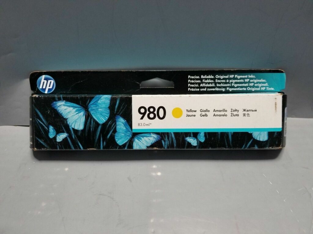 D8J09A (980) Yellow Ink Cartridge