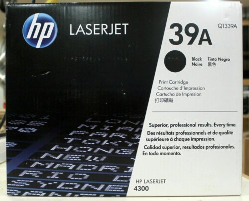 Q1339A (39A) Black Toner Cartridge