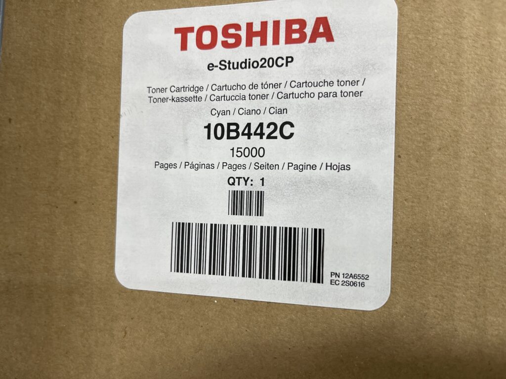 10B442C Cyan Toner