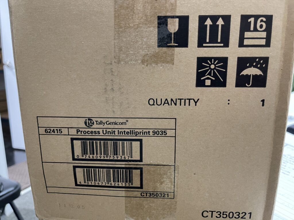 62415 Intelliprint 9035 Process unit