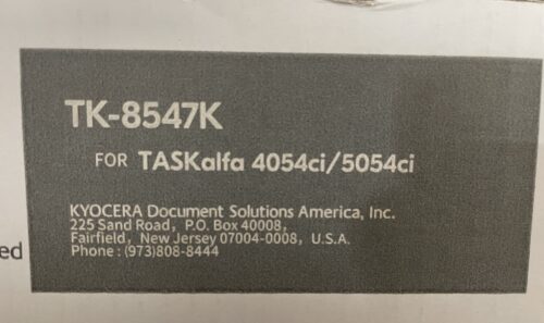 TK8547K Black Toner