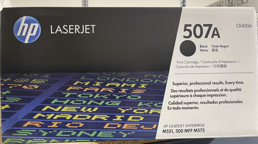 CE400A (507A) Black Toner Cartridge