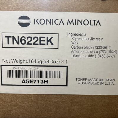 TN622EK (A5E713H) Black Toner