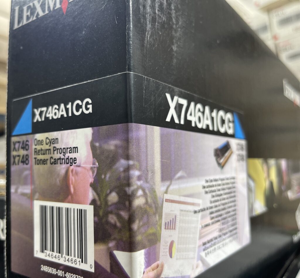 ~X746A1CG Cyan Toner Cartridge