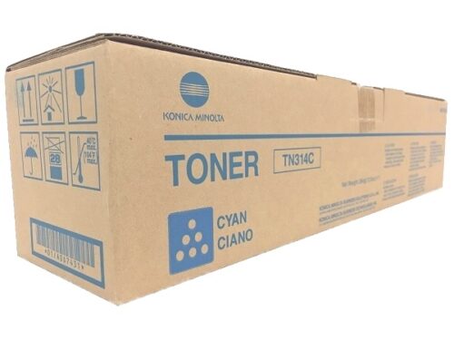 TN314C (A0D7431) Cyan Toner Cartridge