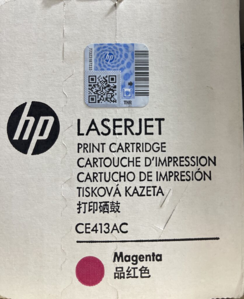 CE413AC (305A) Magenta Toner Cartridge