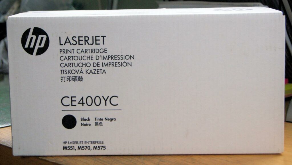 CE400YC (507A) Black High-Yield Toner Cartridge