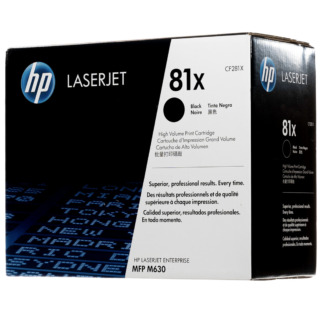 CF281X (81X) Black High-Yield Toner Cartridge