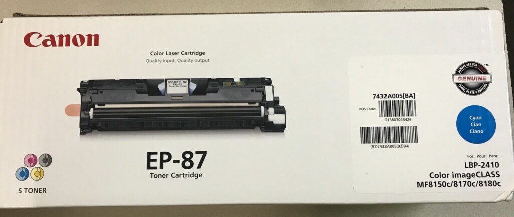 -EP87 (7432A005) Cyan Toner Cartridge