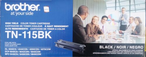 TN115BK Black High-Yield Toner Cartridge
