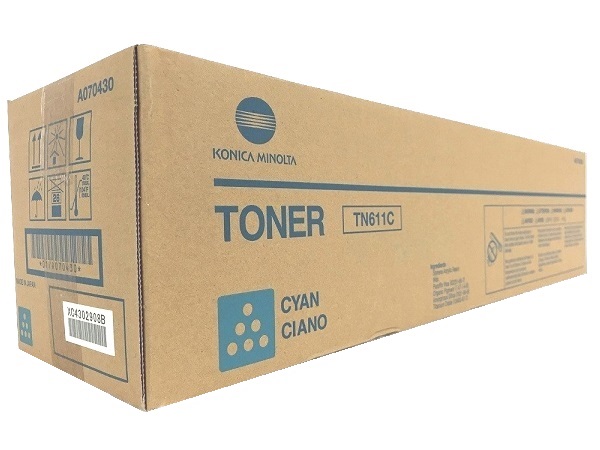TN611C (A070430) Cyan Toner Cartridge
