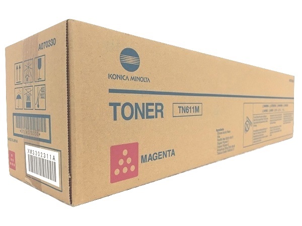 TN611M (A070330) Magenta Toner Cartridge