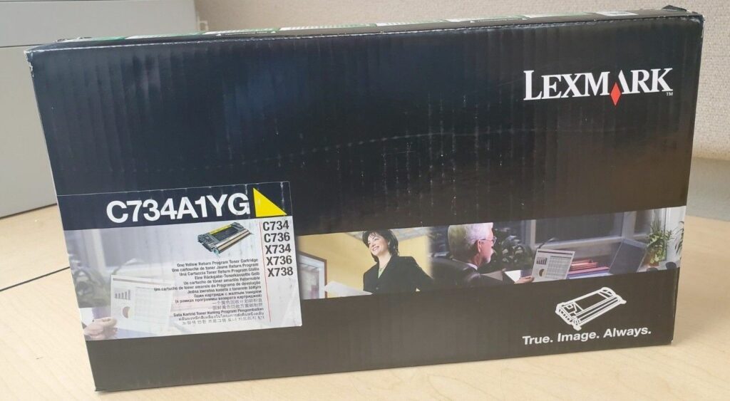 C734A1YG Yellow Toner Cartridge