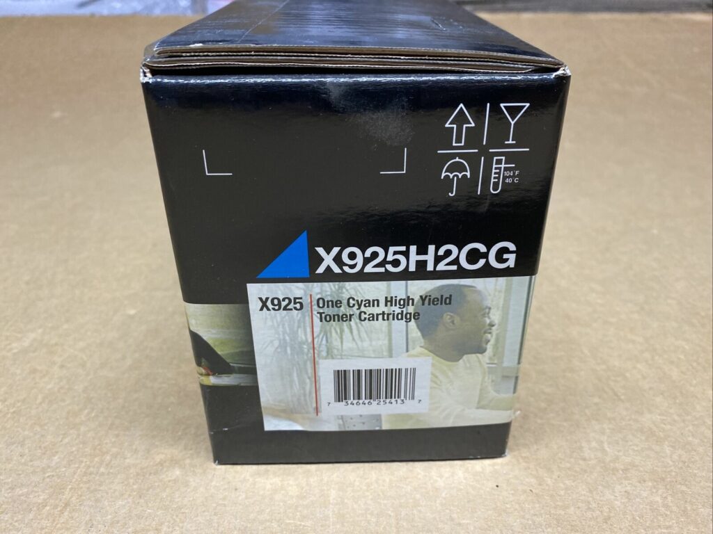 X925H2CG Cyan High-Yield Toner