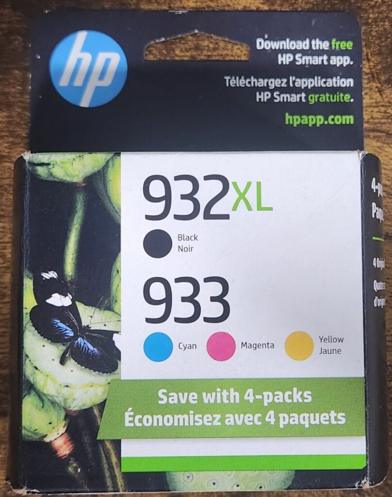 N9H62FN (932XL/933) Black/Tri-Color Ink Cartridge