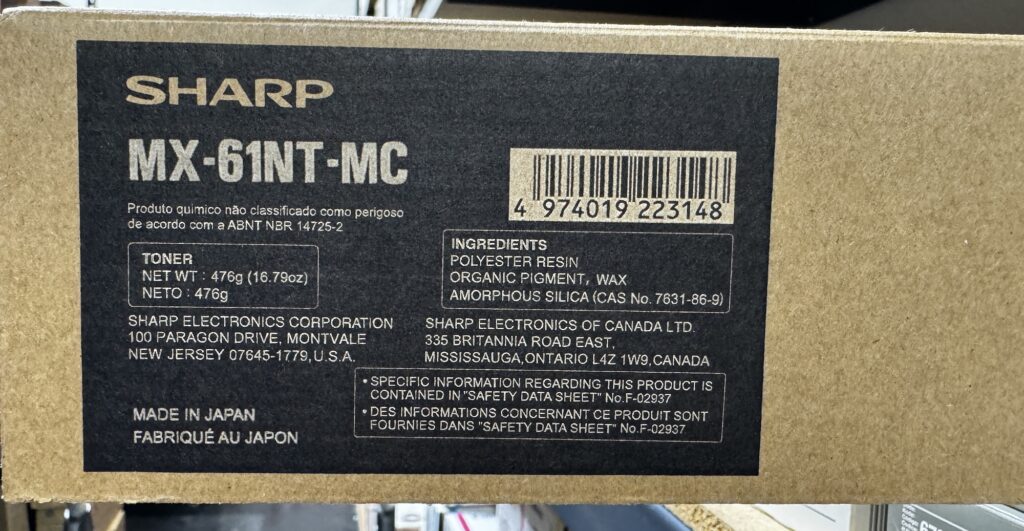 MX61NTMC Magenta Toner