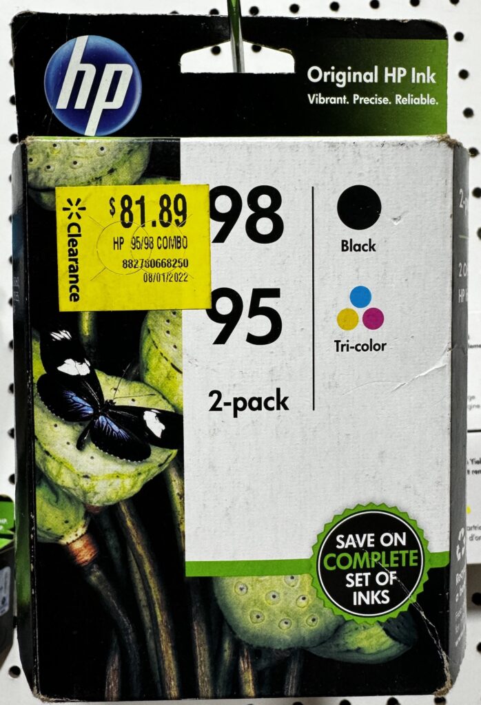 CB327FN (98/95) Black, Tri-Color Ink Cartridge