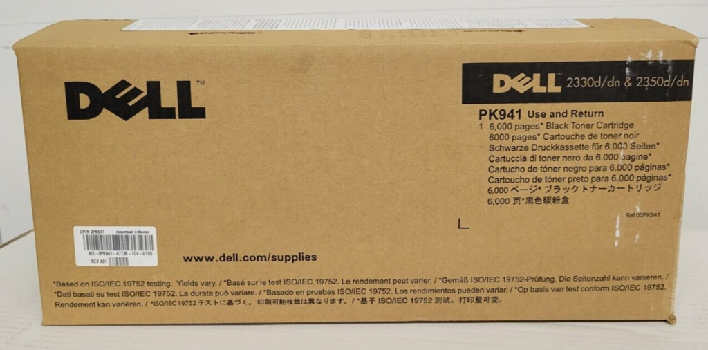 PK941 (DM253/PK937/RR700) Black Toner Cartridge