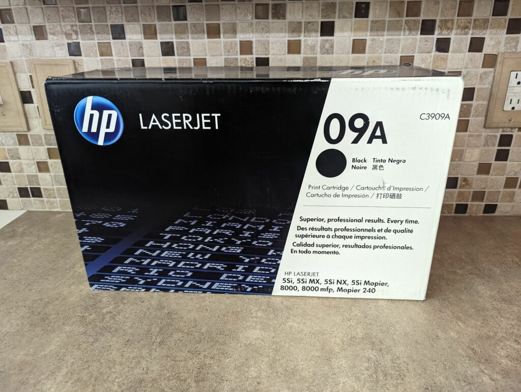 C3909A (09A) Black Toner Cartridge