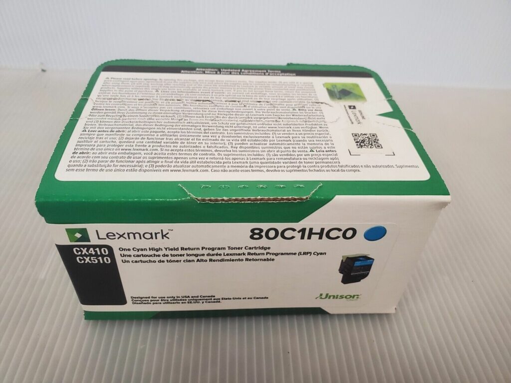 80C1HC0 (801CH) Cyan High-Yield Toner