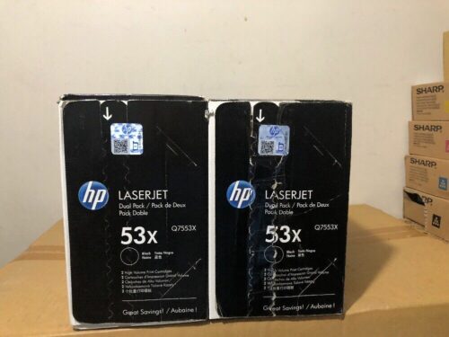 Q7553XD (53X) Black High-Yield Toner Cartridge (2-Pack)