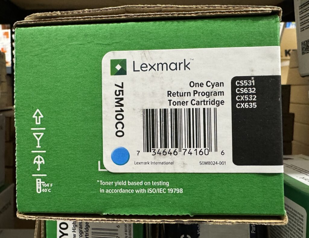 75M10C0 Cyan Toner