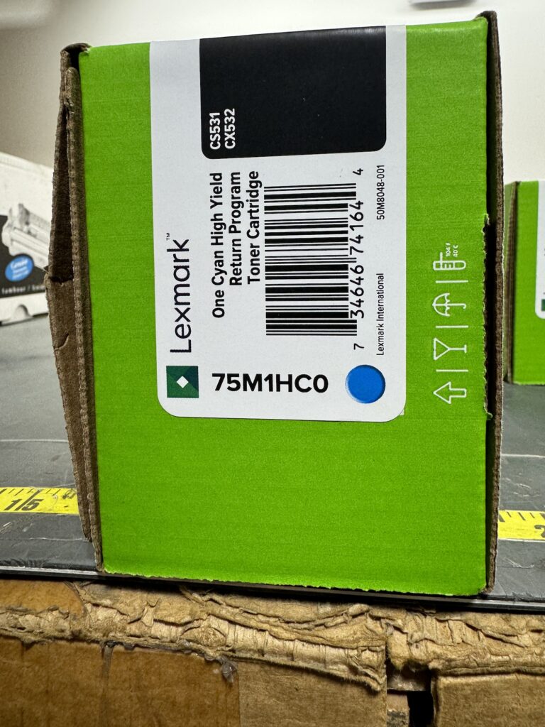 75M1HC0 Cyan HY Toner Cartridge