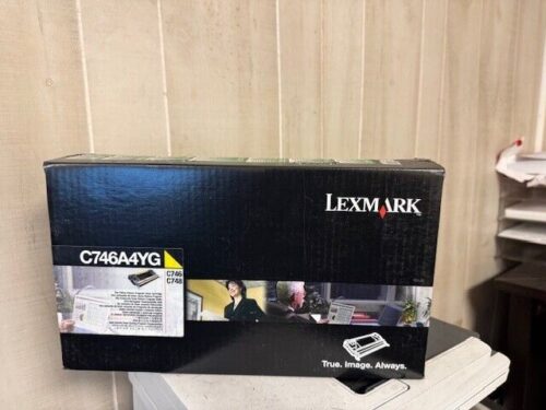 C746A4YG Yellow Toner Cartridge