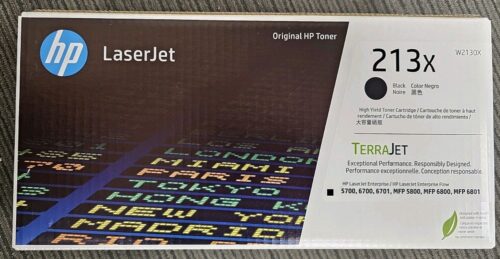 W2130X (213X) Black High-Yield Toner