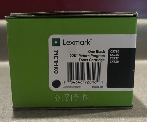 71C1HK0 Black High Yield Toner Cartridge