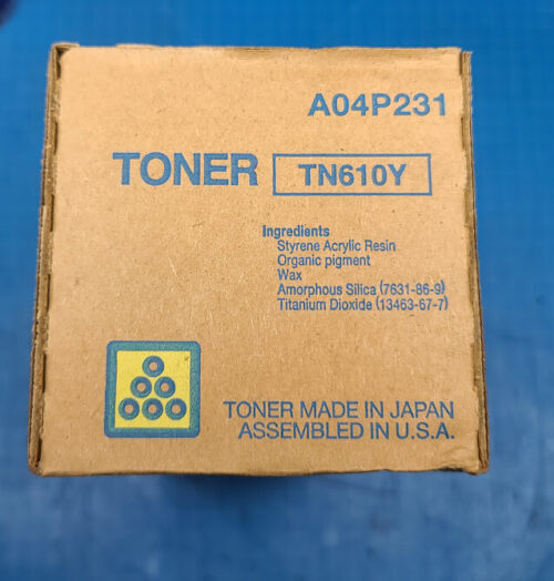 TN610Y (A04P230) Yellow Toner Cartridge