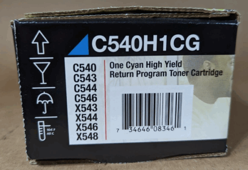 -C540H1CG Cyan High-Yield Toner