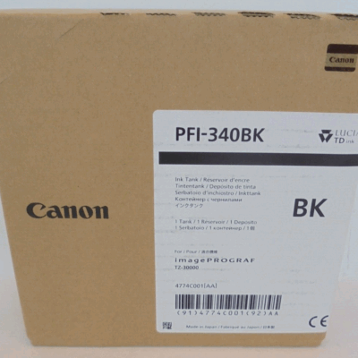 PFI340BK (4774C001) Black Ink