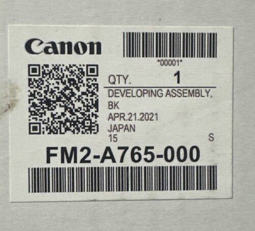 FM2-A765-000 (FM4-8354-010) Black Developer Assembly