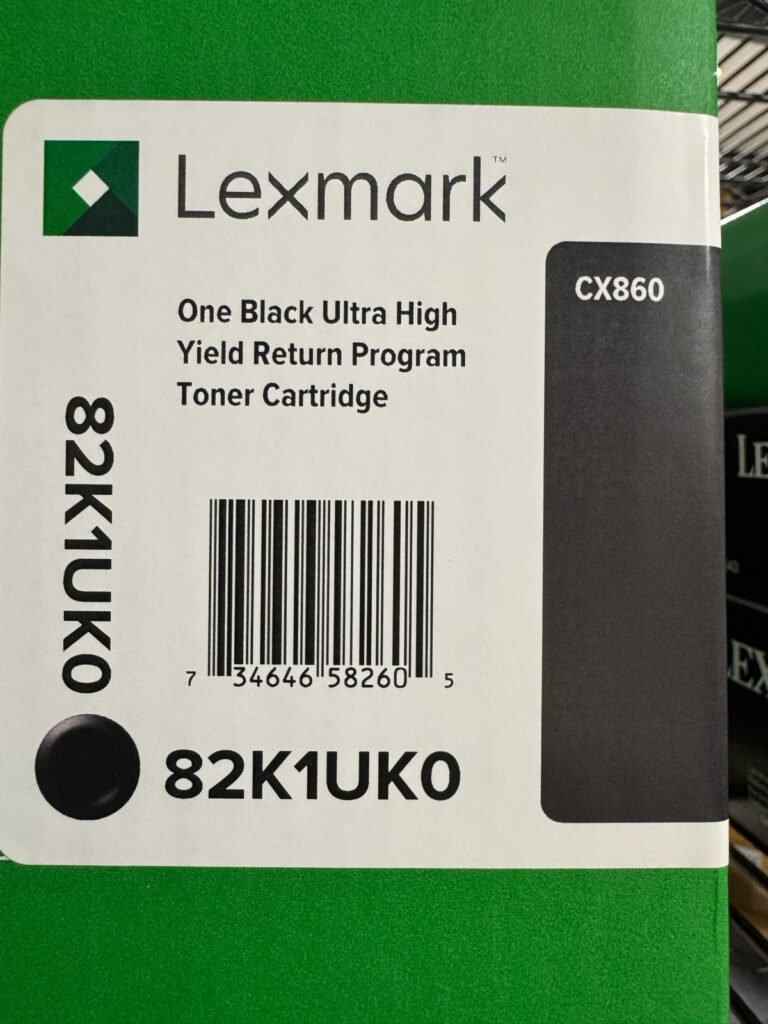 ‘-82K1UK0 Black Ultra HY Toner
