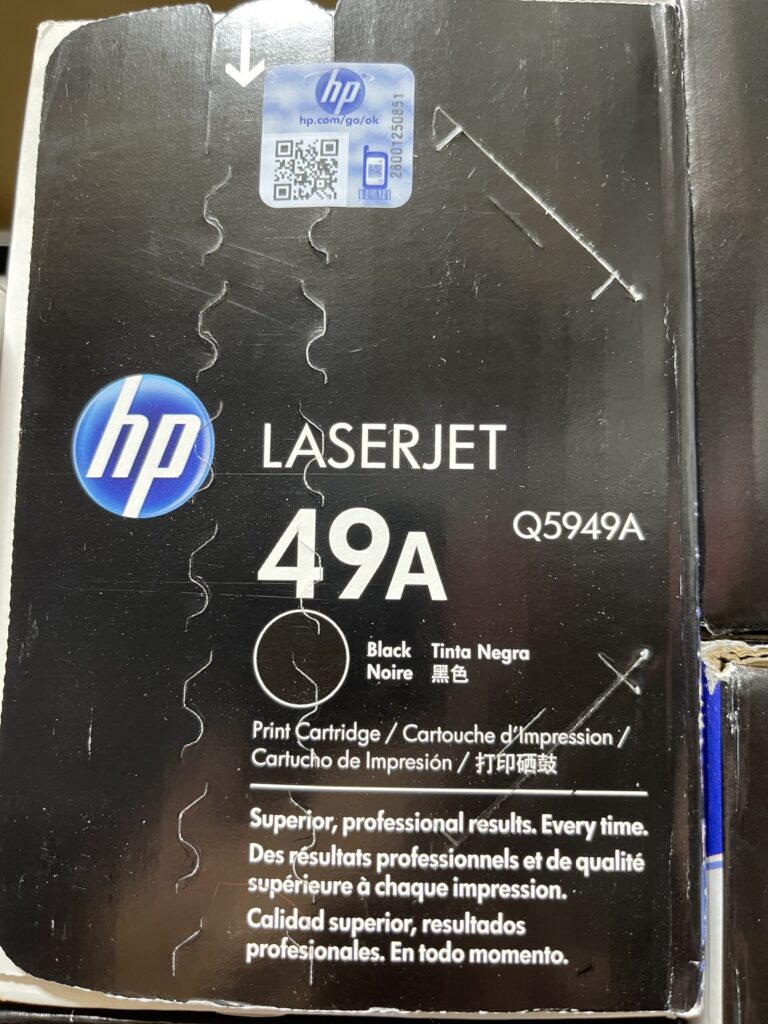 Q5949A (49A) Black Toner Cartridge