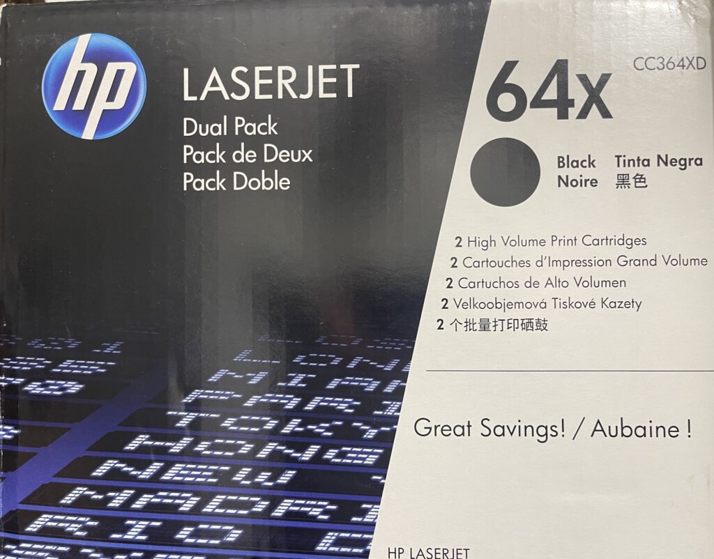 CC364XD (64X) Black 2-Pack High-Yield Toner