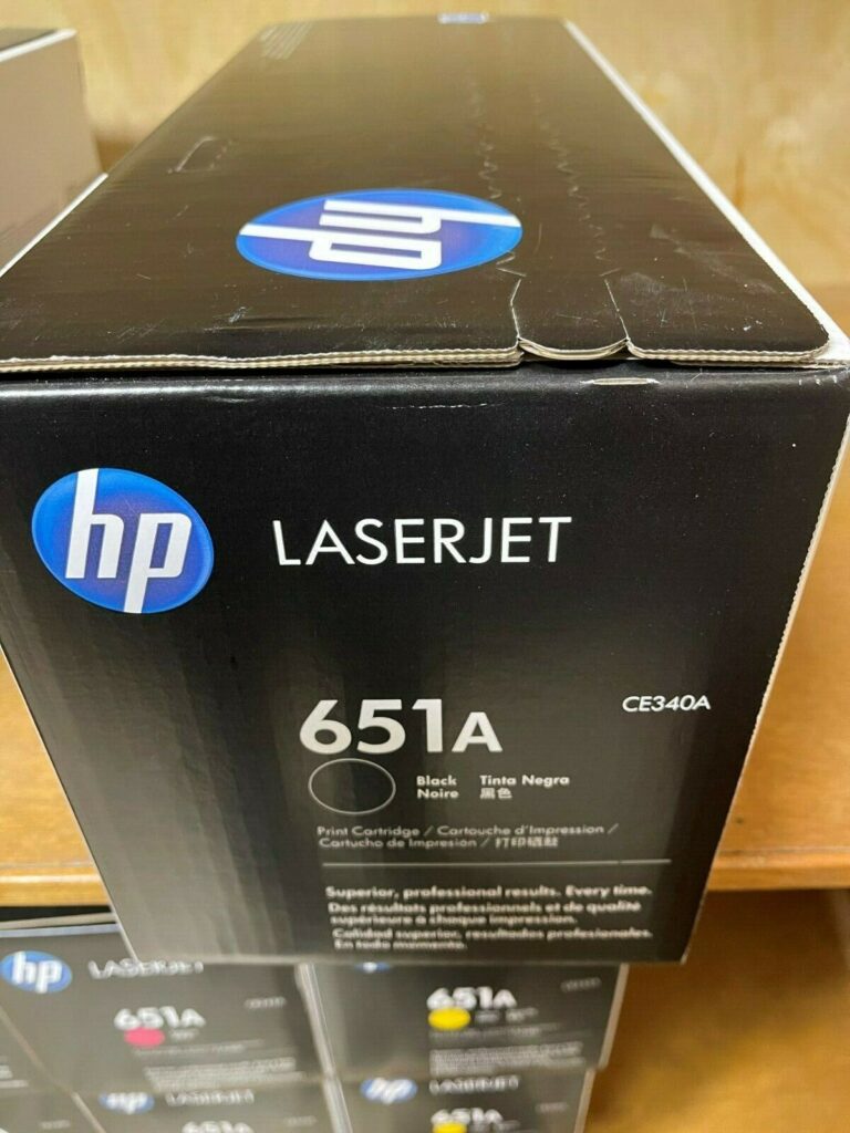 CE340A (651A) Black Toner Cartridge